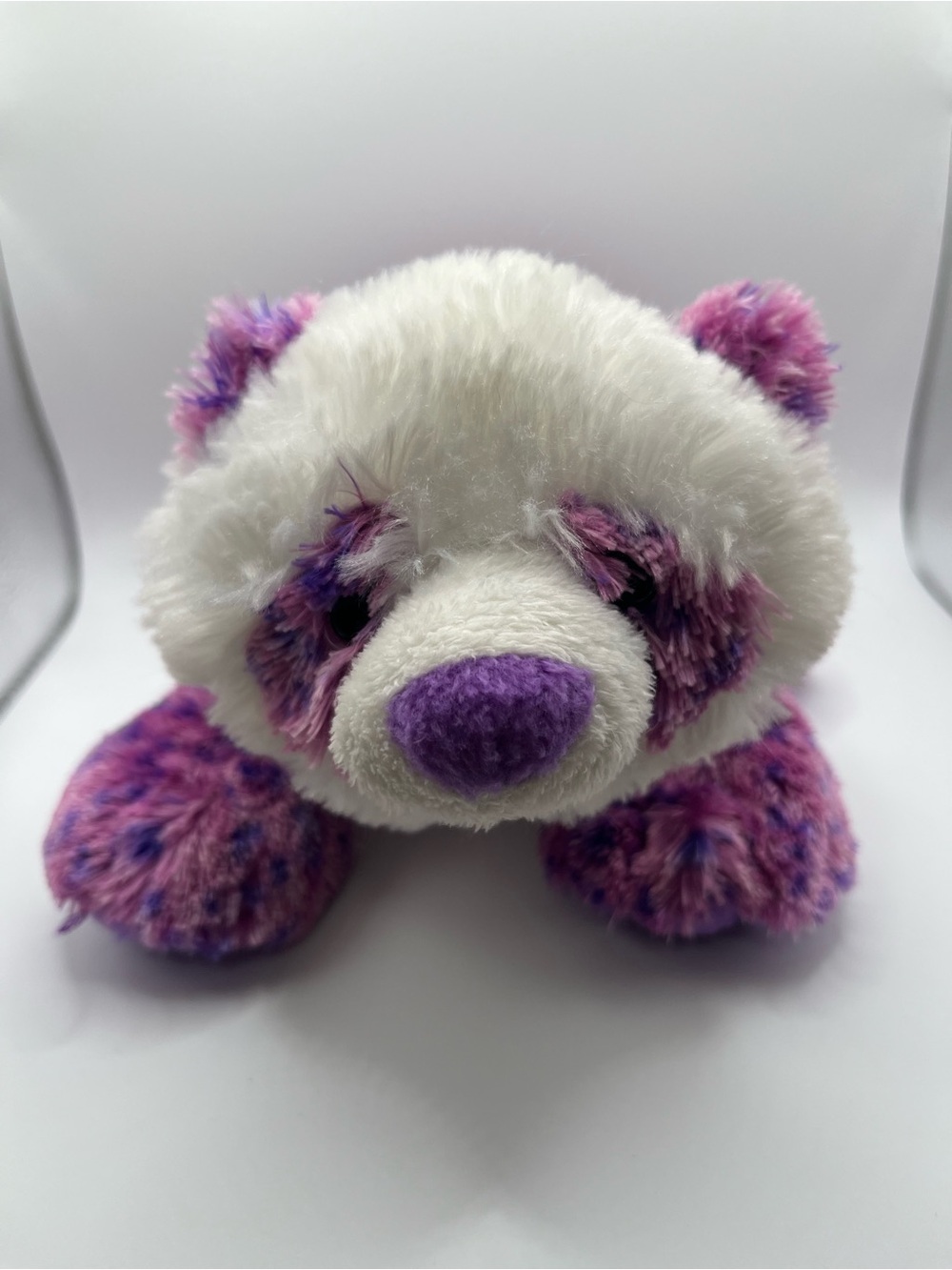 Ganz Webkinz Pretty Panda HM405 Plush Stuffed Animal No Code Purple White